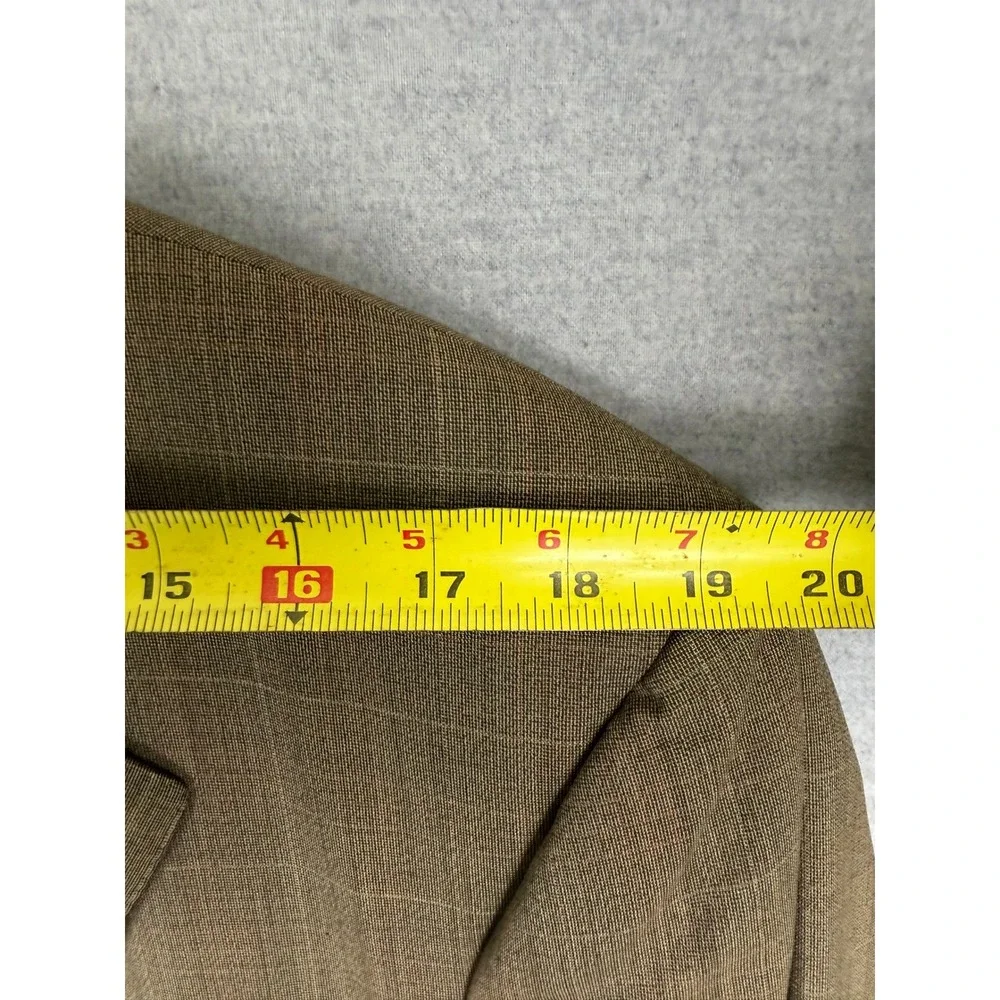 Ermenegildo Zegna Neiman Marcus Blazer Mens Olive Brown Super 100s Wool 3-Button